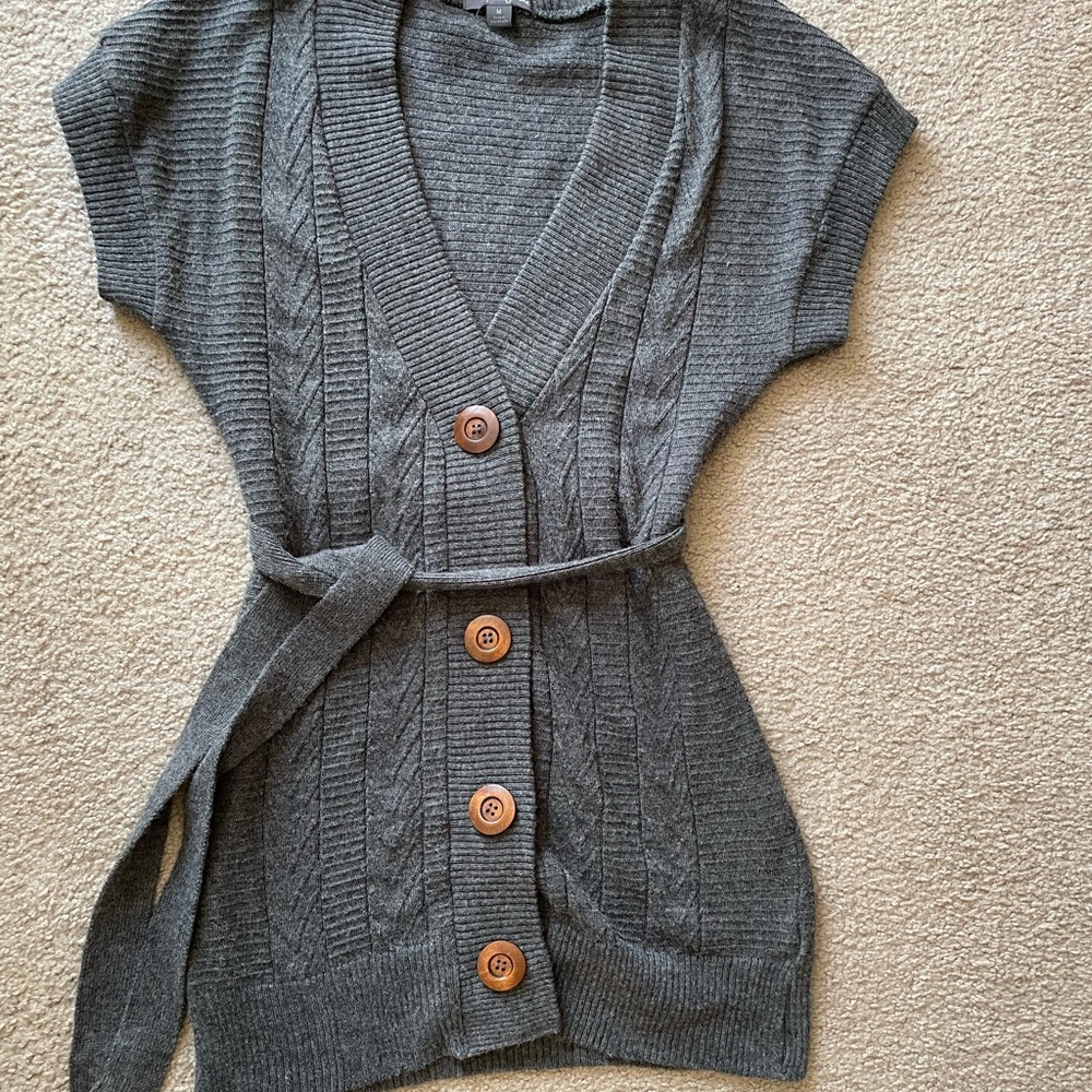 Comfy cozy business casual Gray Cardigan